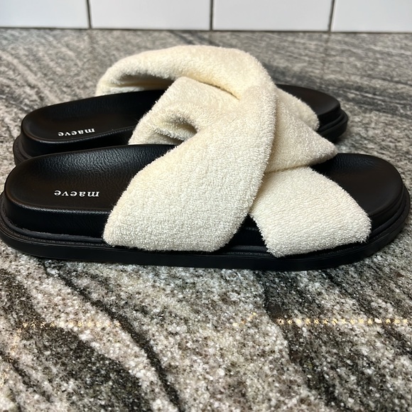 Anthropologie Maeve Terry Slide Slippers Size 8 - Picture 4 of 7